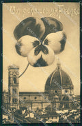 Firenze Città Pensiero da cartolina WX0771 – fronte