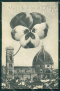 Firenze Città Pensiero da cartolina WX0772 – fronte