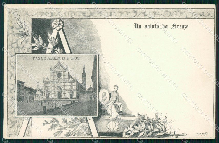 Firenze Città Saluti da cartolina WX0779 – fronte