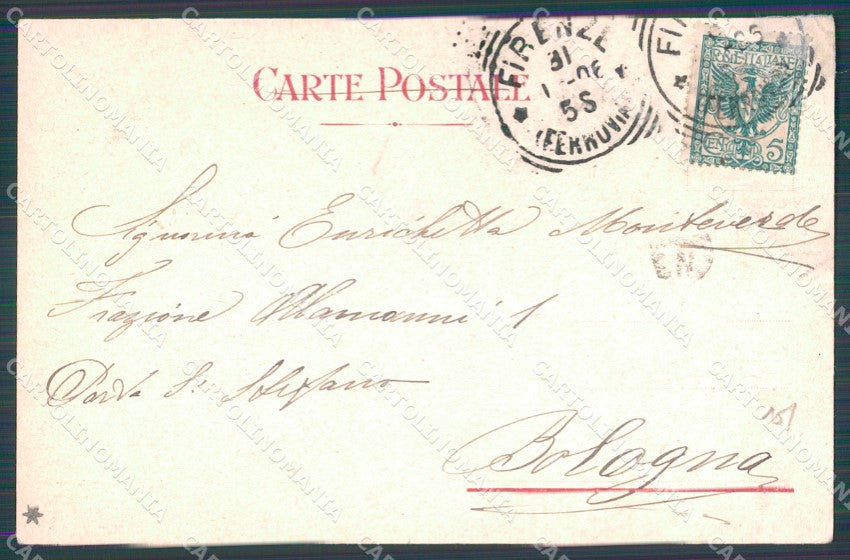 Firenze Città Saluti da cartolina WX0788 – retro