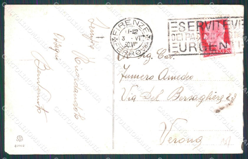 Firenze Città Saluti da MACCHIA cartolina WX0792 – retro