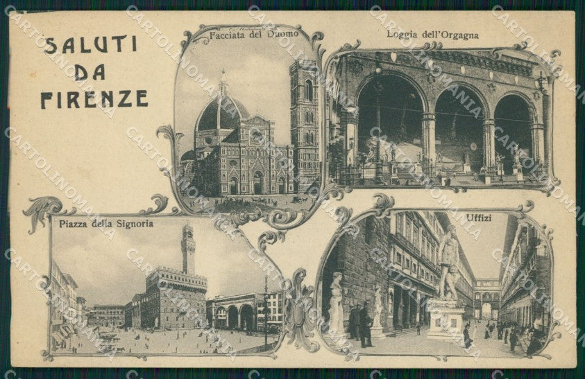 Firenze Città Saluti da cartolina WX0794 – fronte