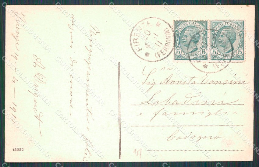 Firenze Città Saluti da cartolina WX0794 – retro