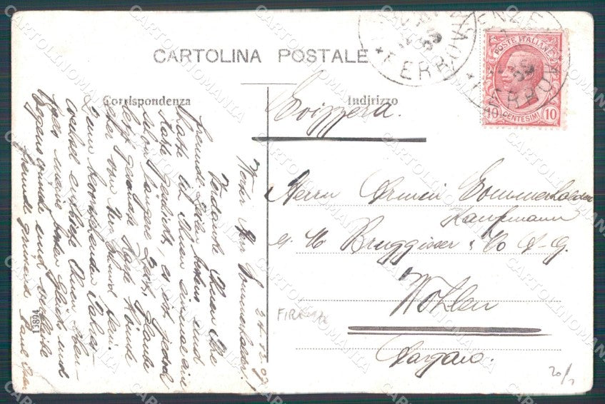 Firenze Città Buon Natale PIEGHINA cartolina WX0802 – retro