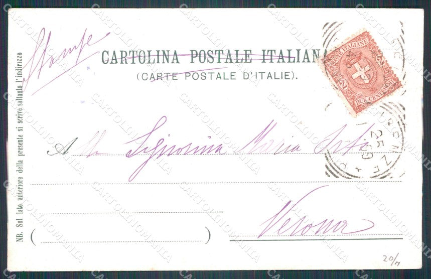 Firenze Città Saluti da cartolina WX0806 – retro