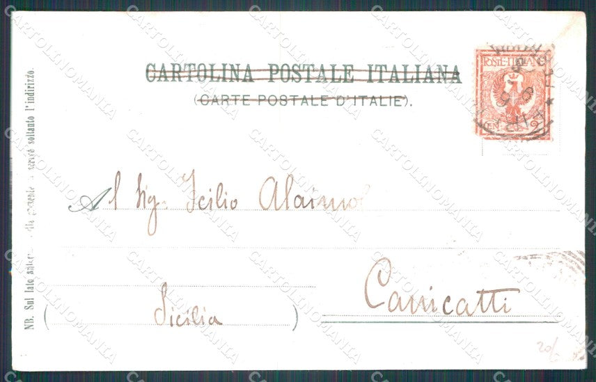 Firenze Città Saluti da cartolina WX0807 – retro