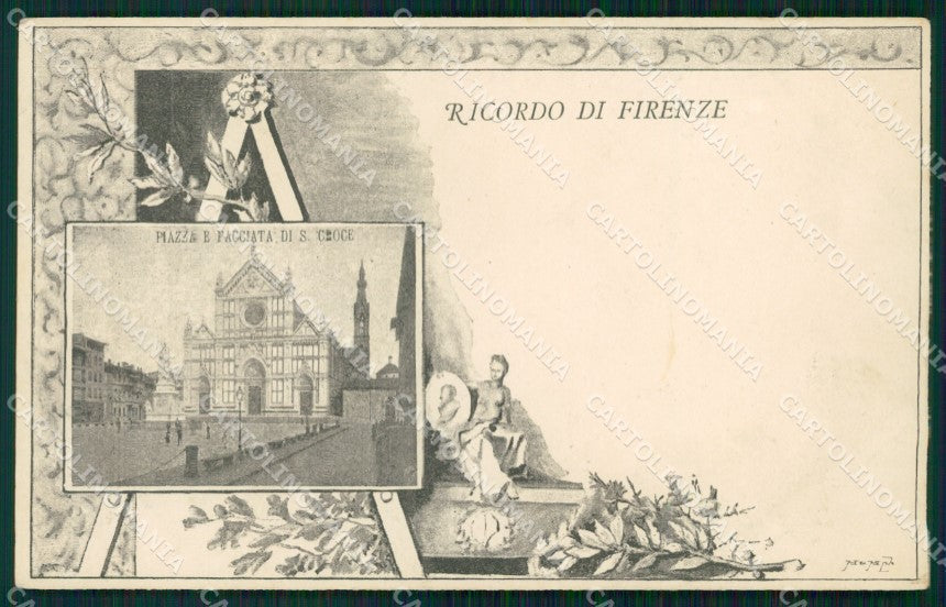 Firenze Città Ricordo da cartolina WX0808 – fronte