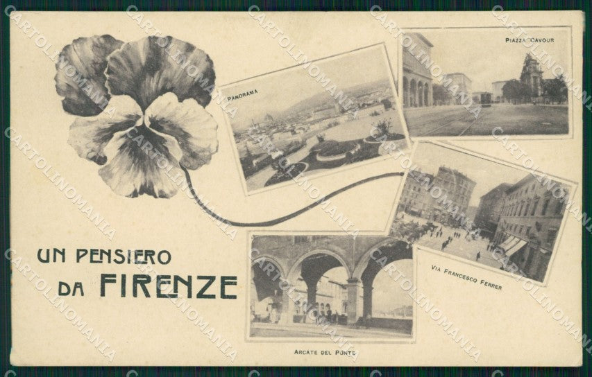 Firenze Città Pensiero da cartolina WX0809 – fronte
