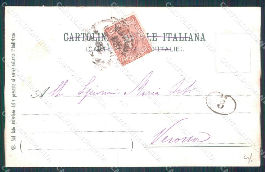 Firenze Città Saluti da cartolina WX0813 – retro
