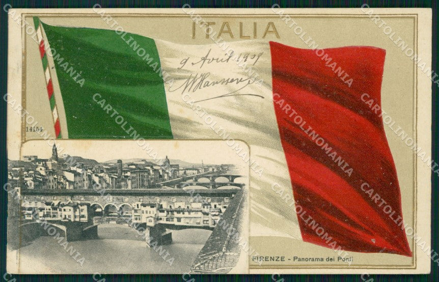 Firenze Città Ponte Vecchio FORI cartolina WX0814 – fronte