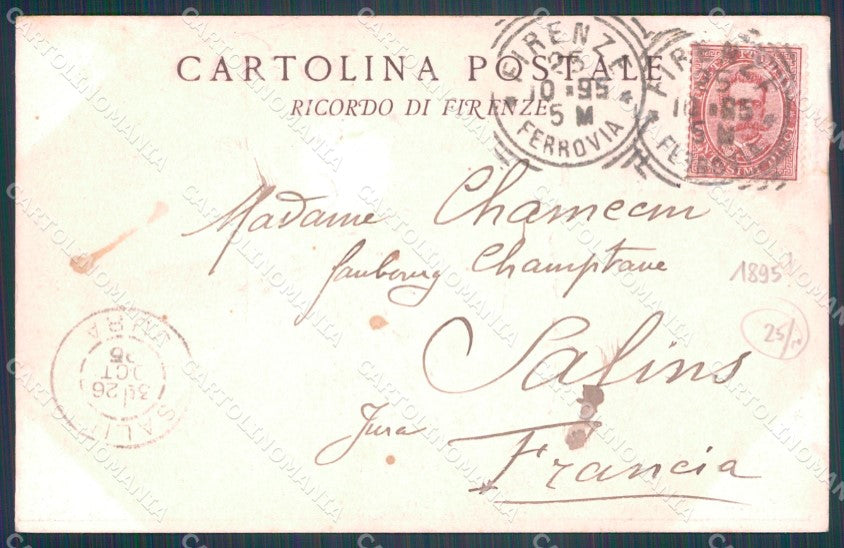 Firenze Città cartolina WX0825 – retro
