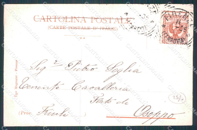 Firenze Città Carretto Fiasco cartolina WX0832 – retro