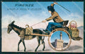 Firenze Città Carretto Fiasco cartolina WX0833 – fronte