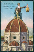 Firenze Città Cupolone Brunelleschi Fiasco cartolina WX0836 – fronte