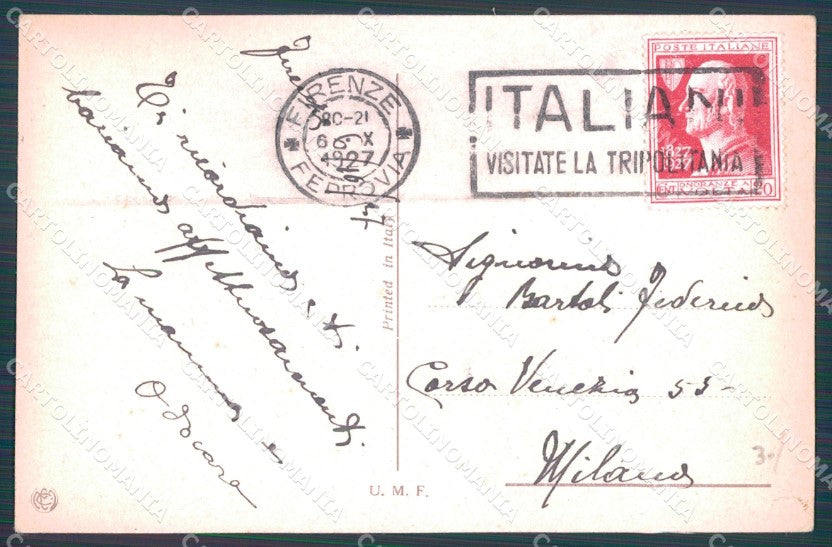 Firenze Città Cupolone Brunelleschi Fiasco cartolina WX0836 – retro