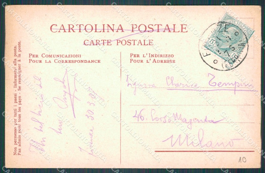 Firenze Città Carro del Sabato Santo cartolina WX0869 – retro