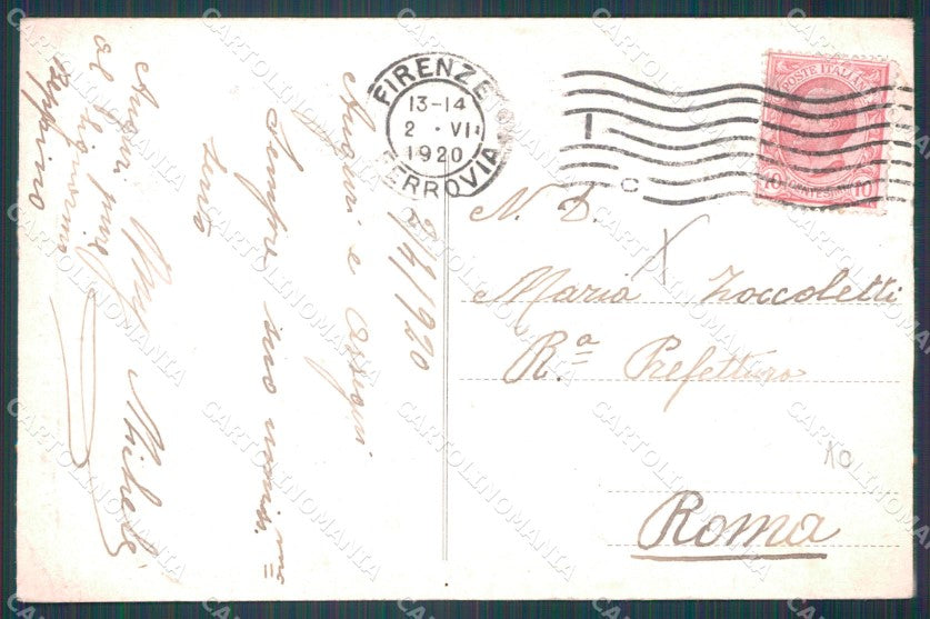Firenze Città Carro Sabato Santo Buoi Alterocca 5793 cartolina WX0877 – retro