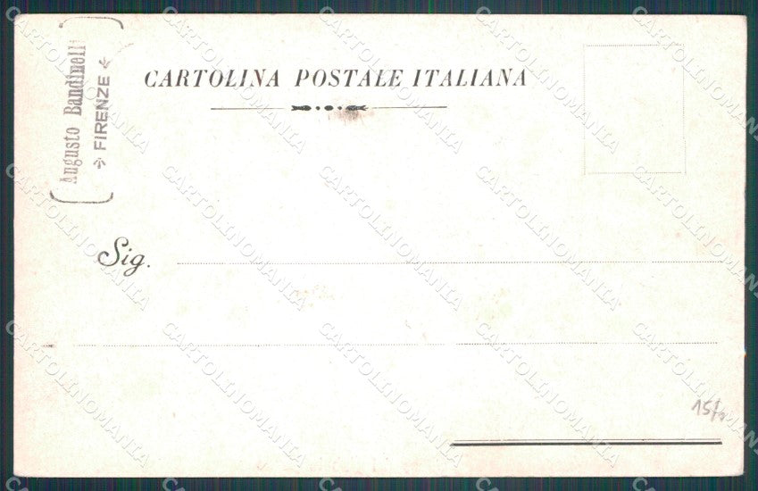 Firenze Città Carro Sabato Santo Buoi cartolina WX0886 – retro