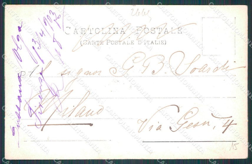 Firenze Città Scoppio Carro Sabato Santo cartolina WX0892 – retro