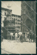 Firenze Città Carro Sabato Santo Buoi Foto cartolina WX0903 – fronte