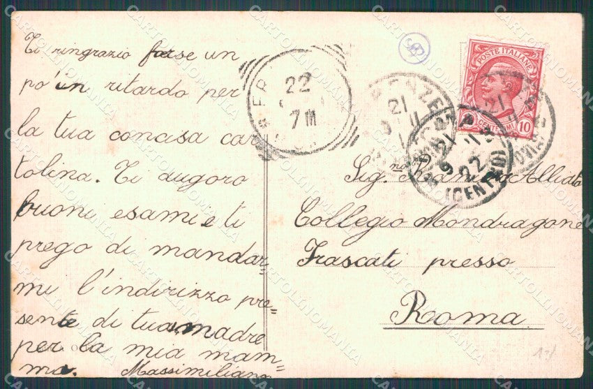 Firenze Certosa di PIEGHINA cartolina WX0920 – retro