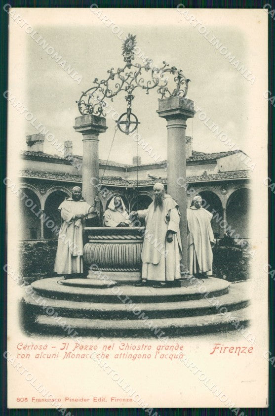 Firenze Certosa di Frati PIEGHINA cartolina WX0931 – fronte