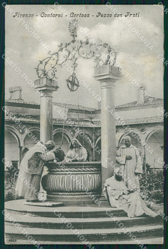 Firenze Certosa di Frati PIEGA cartolina WX0940 – fronte