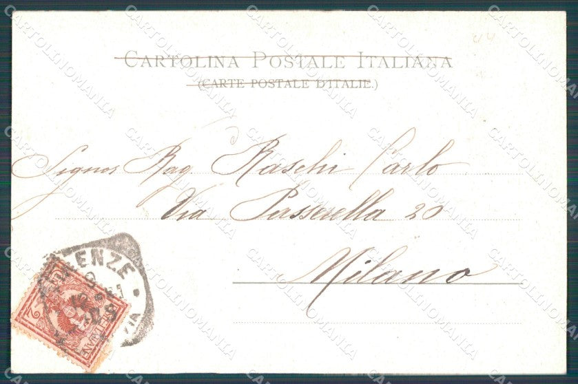 Firenze Certosa di Frati ABRASA cartolina WX0942 – retro