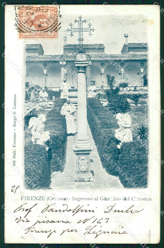 Firenze Certosa di Frati cartolina WX0943 – fronte