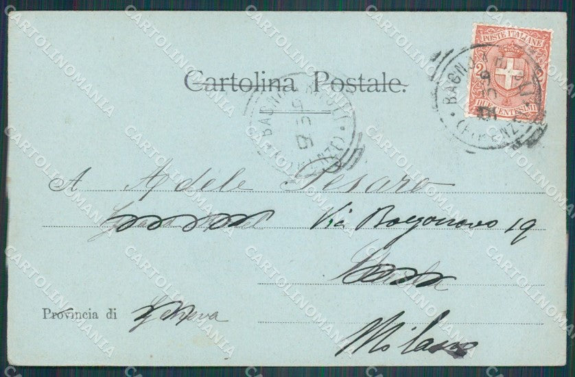 Firenze Certosa di Convento Chiaro di Luna STRAPPINO cartolina WX0947 – retro