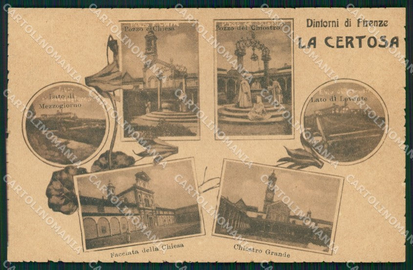 Firenze Certosa di cartolina WX0960 – fronte