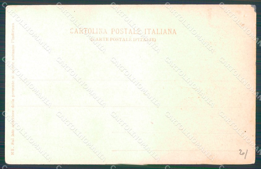 Firenze Città Costumi PIEGA cartolina WX0971 – retro