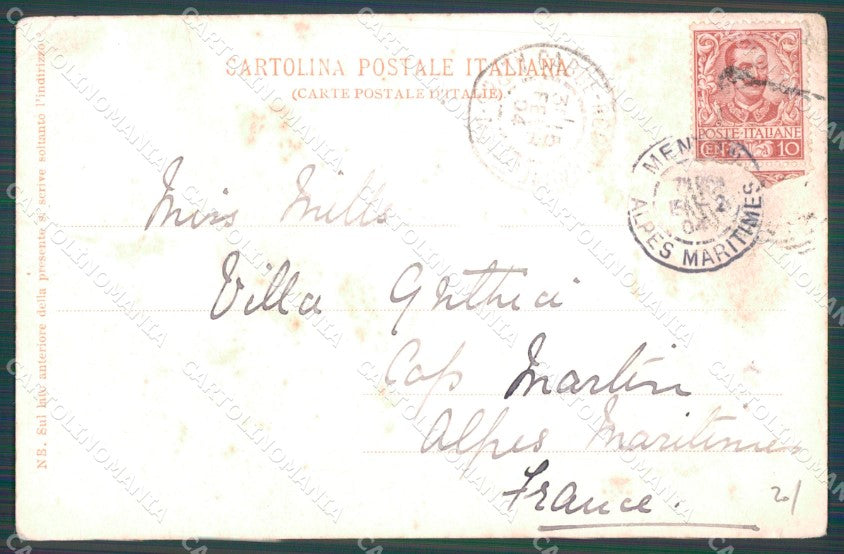 Firenze Città Costumi PIEGHINA cartolina WX0972 – retro
