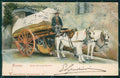 Firenze Città Carro Trasporto Vino Fiaschi cartolina WX0980 – fronte
