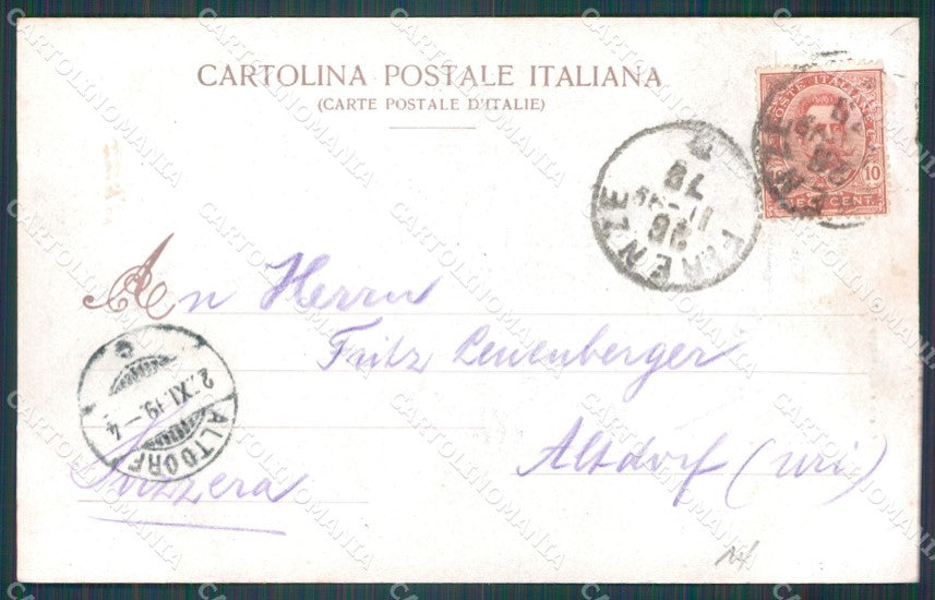 Firenze Città Chiaro di Luna Modiano cartolina WX1003 – retro