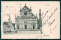 Firenze Città Chiesa Santa Croce Modiano PIEGHINA cartolina WX1009 – fronte