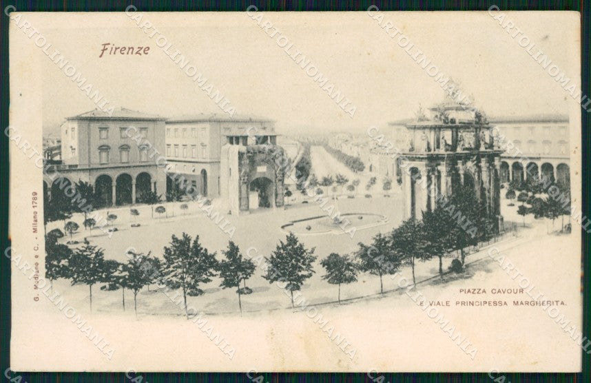 Firenze Città Piazza Cavour Modiano cartolina WX1014 – fronte
