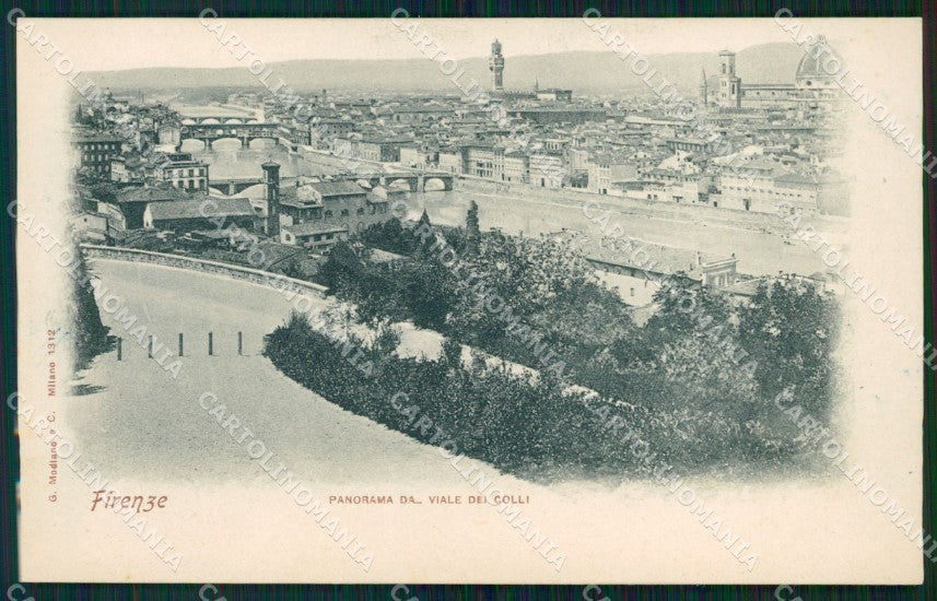Firenze Città Viale dei Colli Modiano cartolina WX1017 – fronte