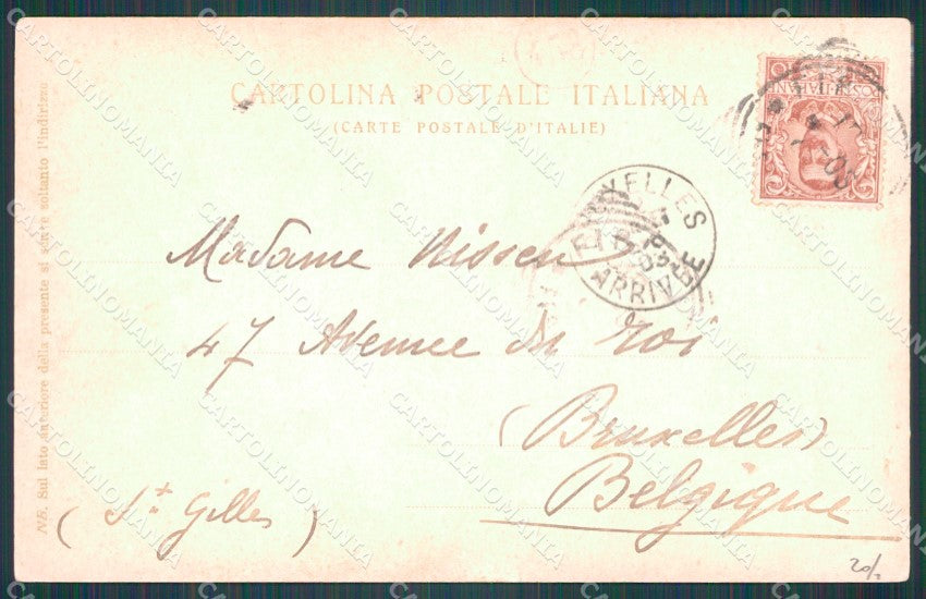 Firenze Città Palazzo Pretorio Costumi cartolina WX1027 – retro