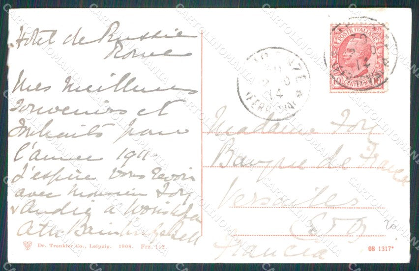 Firenze Città Palazzo Pretorio Costumi cartolina WX1033 – retro