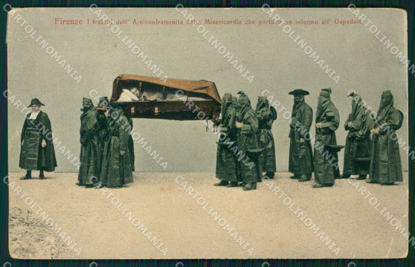 Firenze Città Arciconfraternita della Misericordia PIEGHE cartolina WX1042 – fronte