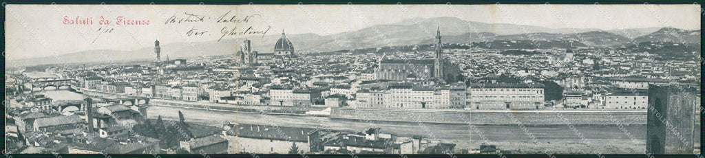 Firenze Città Tripla cartolina WX1064 – fronte