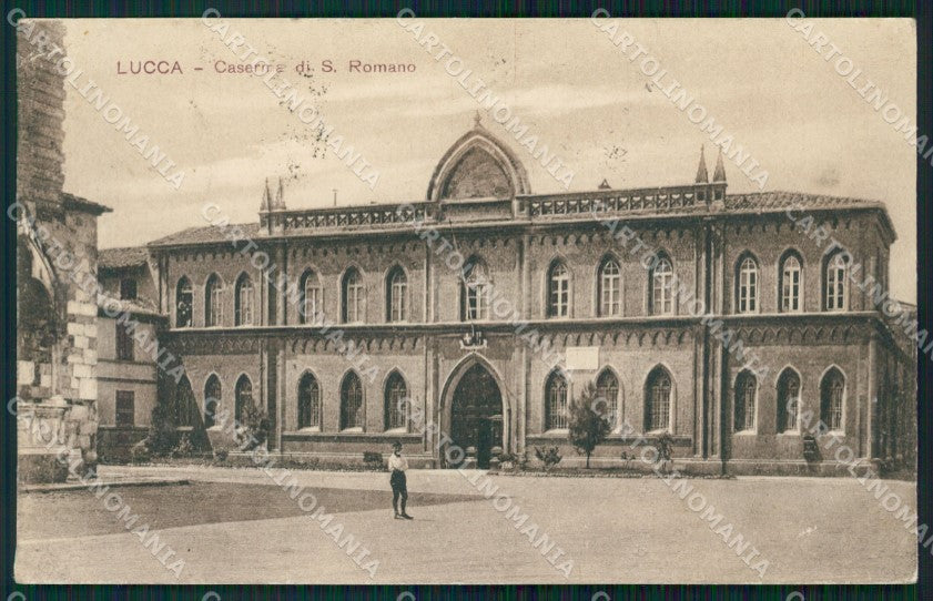 Lucca Città Caserma PIEGHINA cartolina WX1069 – fronte