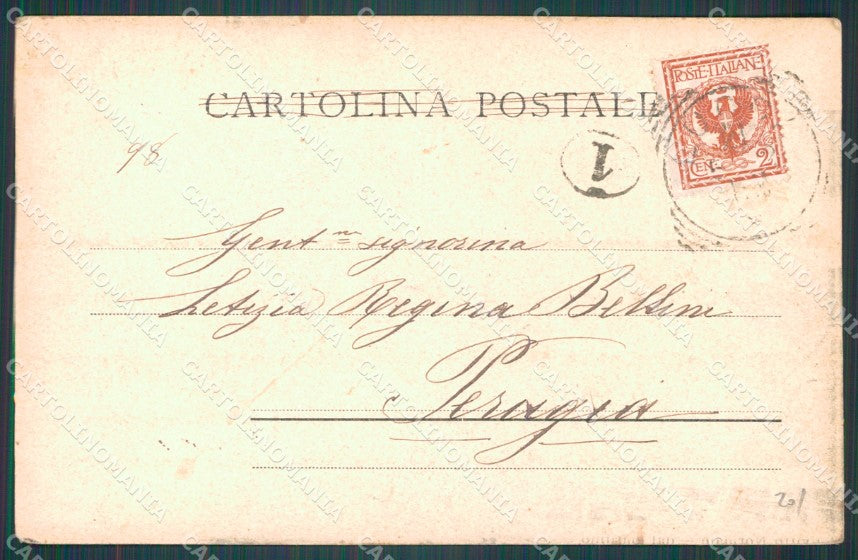 Lucca Città Convitto cartolina WX1080 – retro