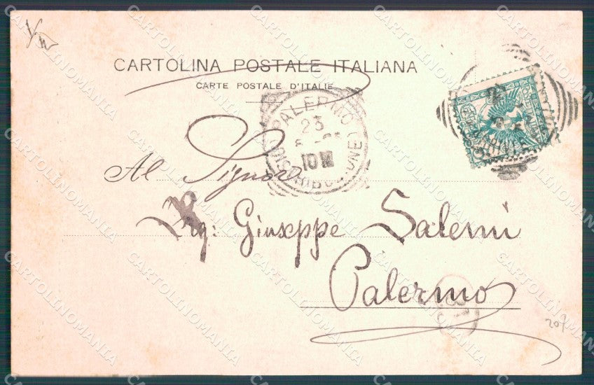 Lucca Città Torre cartolina WX1090 – retro