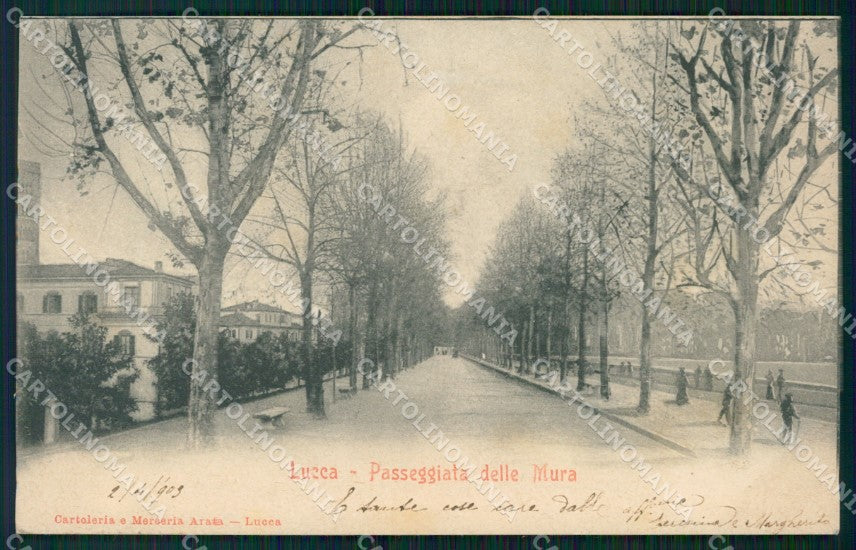 Lucca Città Le Mura cartolina WX1092 – fronte