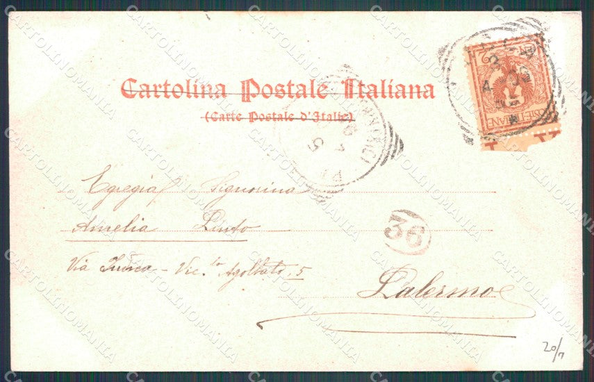 Lucca Città Le Mura cartolina WX1092 – retro
