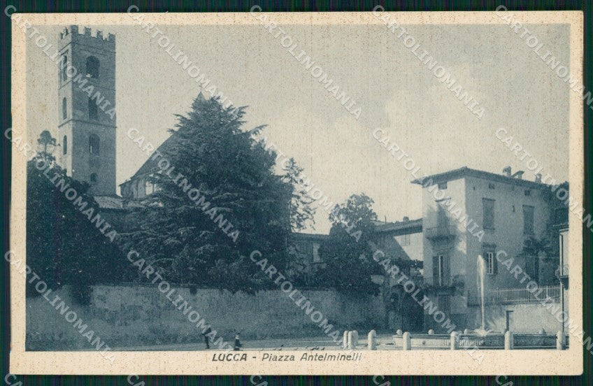 Lucca Città Piazza Antelminelli cartolina WX1093 – fronte