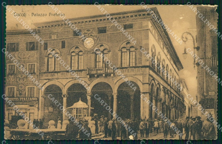 Lucca Città Palazzo Pretorio ABRASA cartolina WX1097 – fronte