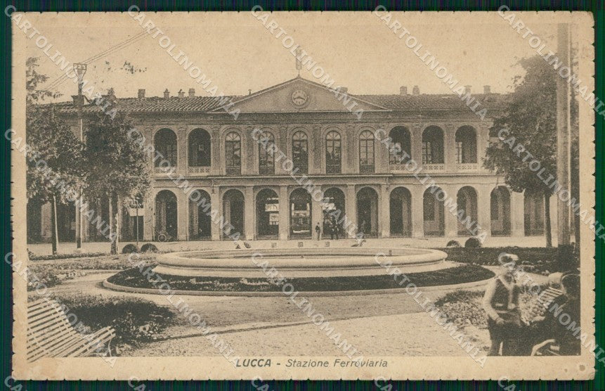 Lucca Città Stazione cartolina WX1108 – fronte